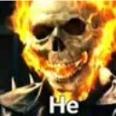 he