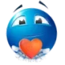 BlueEmojiLove
