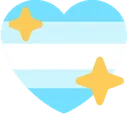 82993maleshinyheartflag
