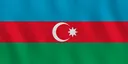 azerbaijanflagwithwavingeffectof