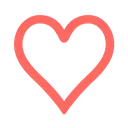2862heartpastelred