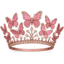 48792pinkbutterflycrown