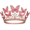 48792pinkbutterflycrown