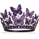 53177purplebutterflycrown