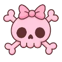 233664cutepinkskullwithbow