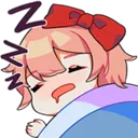 sayori_sleeping