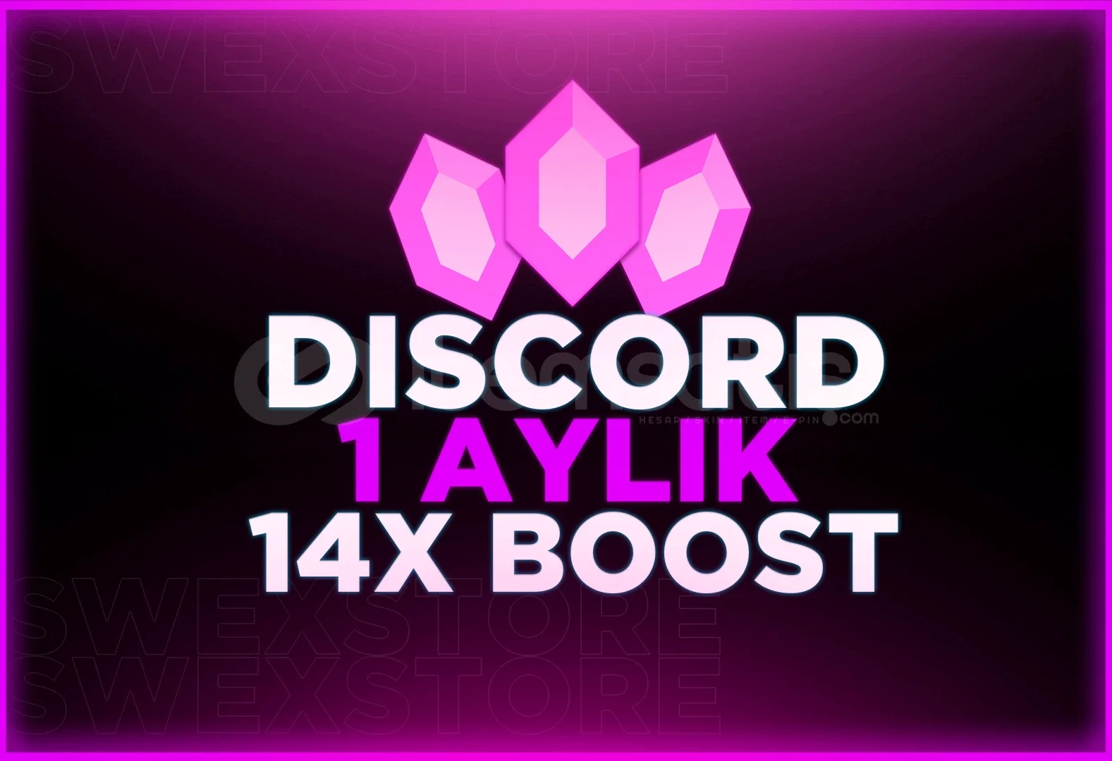🔥 [1 Aylık] Discord 14x Server Boost | Botsuz | Anlık Değil