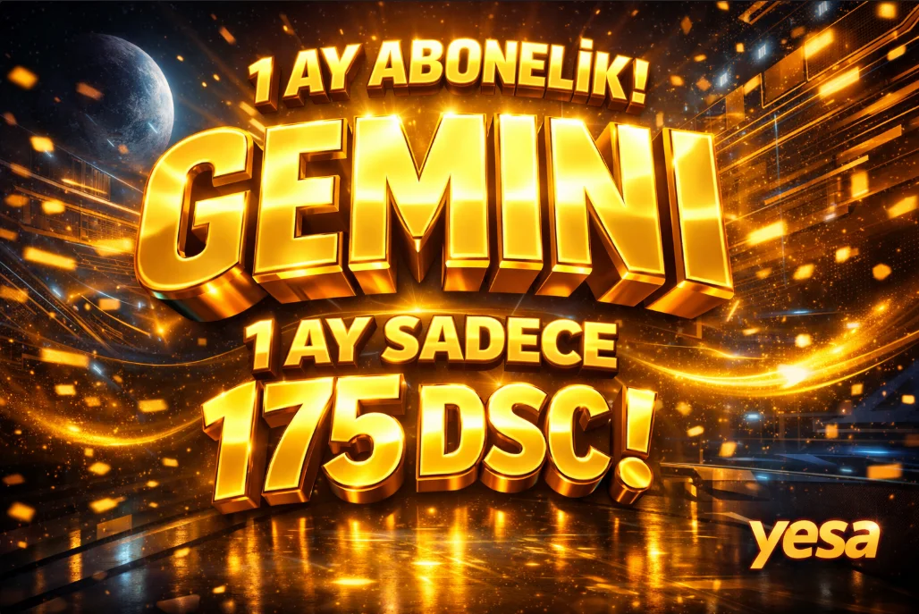 Gemini Yapay Zeka – 1 Ay Premium Abonelik