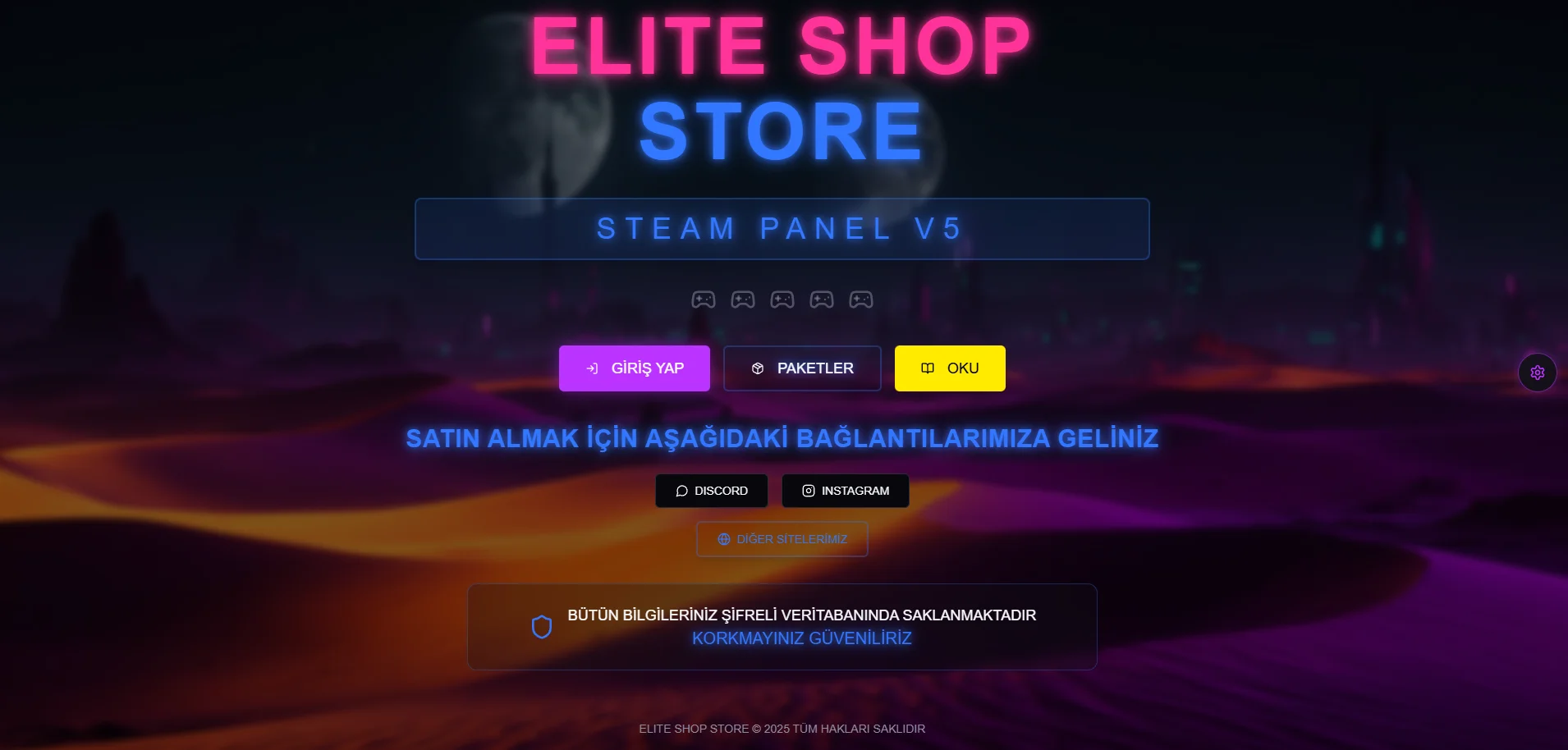 Steam Guadrsız Panel Günlük