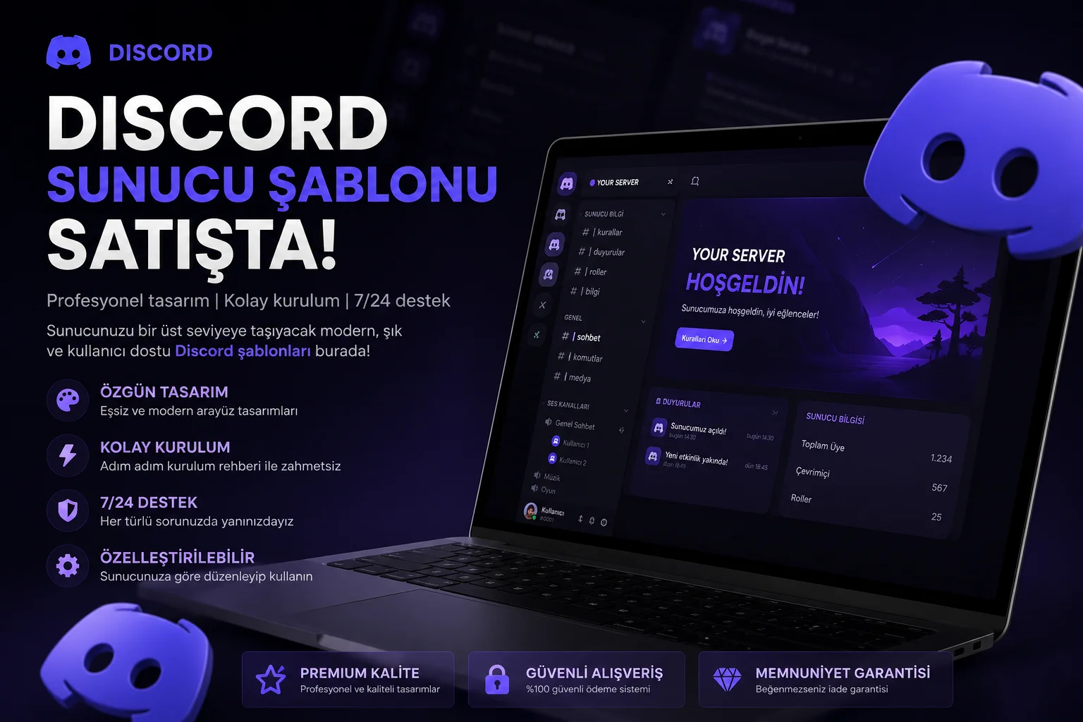 Discord Sunucu Şablonu
